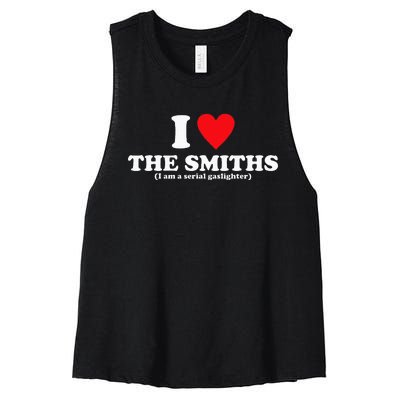 Love The Smiths Apparel Women's Racerback Cropped Tank