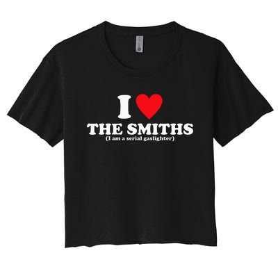 Love The Smiths Apparel Women's Crop Top Tee