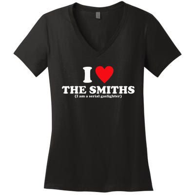 Love The Smiths Apparel Women's V-Neck T-Shirt