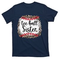 Leopard Teeball Sister Tball Mom MotherS Day T-Shirt