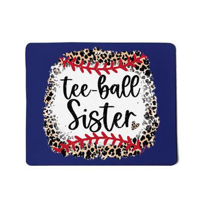 Leopard Teeball Sister Tball Mom MotherS Day Mousepad