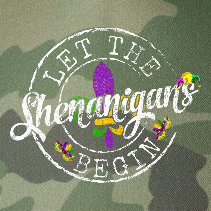 Let The Shenanigans Begin Mardi Gras Legacy Tie Dye Trucker Hat