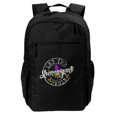 Let The Shenanigans Begin Mardi Gras Backpack