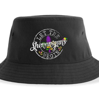 Let The Shenanigans Begin Mardi Gras Sustainable Bucket Hat