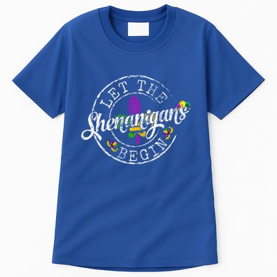 Let The Shenanigans Begin Mardi Gras Tall T-Shirt