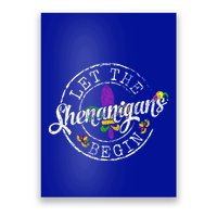 Let The Shenanigans Begin Mardi Gras Poster