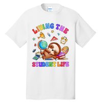 Living The Student Life Cute Sloth Tall T-Shirt