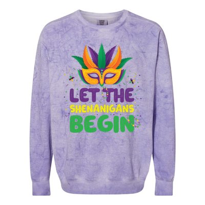 Let The Shenanigans Begin Colorblast Crewneck Sweatshirt