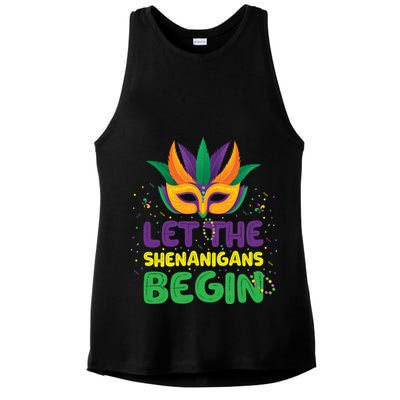 Let The Shenanigans Begin Ladies PosiCharge Tri-Blend Wicking Tank