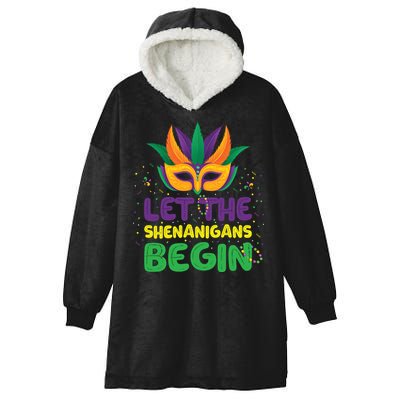 Let The Shenanigans Begin Hooded Wearable Blanket