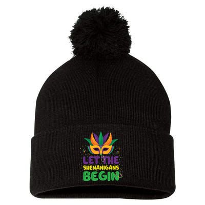 Let The Shenanigans Begin Pom Pom 12in Knit Beanie