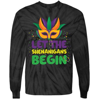 Let The Shenanigans Begin Tie-Dye Long Sleeve Shirt