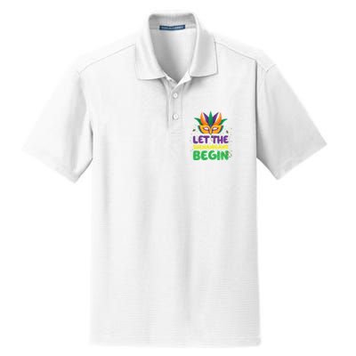 Let The Shenanigans Begin Dry Zone Grid Polo