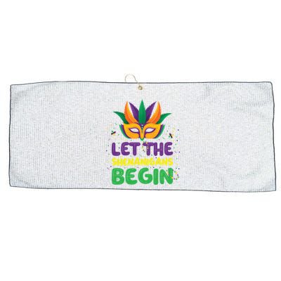 Let The Shenanigans Begin Large Microfiber Waffle Golf Towel