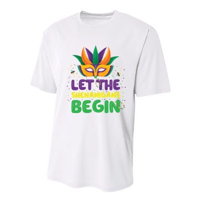 Let The Shenanigans Begin Youth Performance Sprint T-Shirt