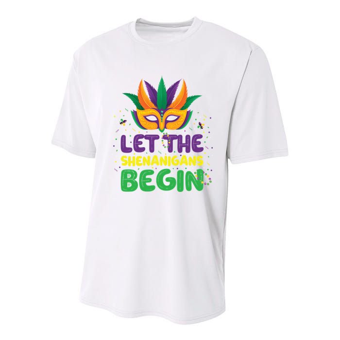 Let The Shenanigans Begin Youth Performance Sprint T-Shirt