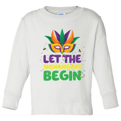 Let The Shenanigans Begin Toddler Long Sleeve Shirt
