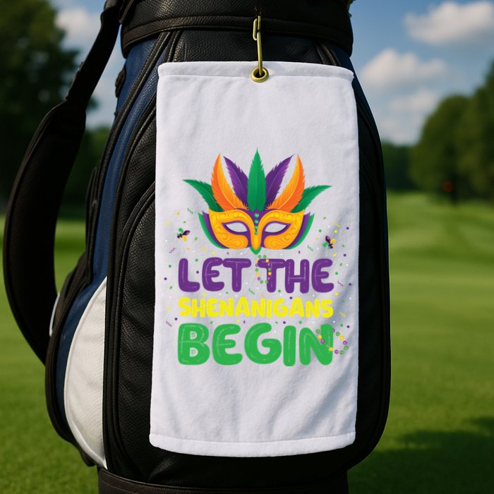 Let The Shenanigans Begin Golf Towel