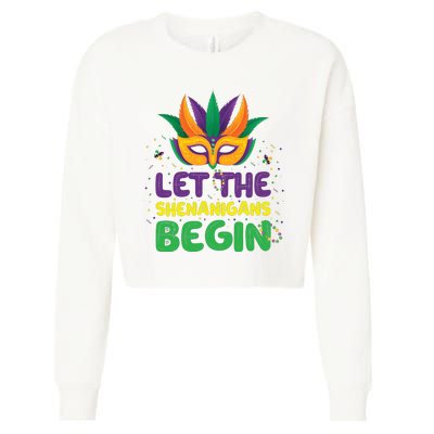 Let The Shenanigans Begin Cropped Pullover Crew