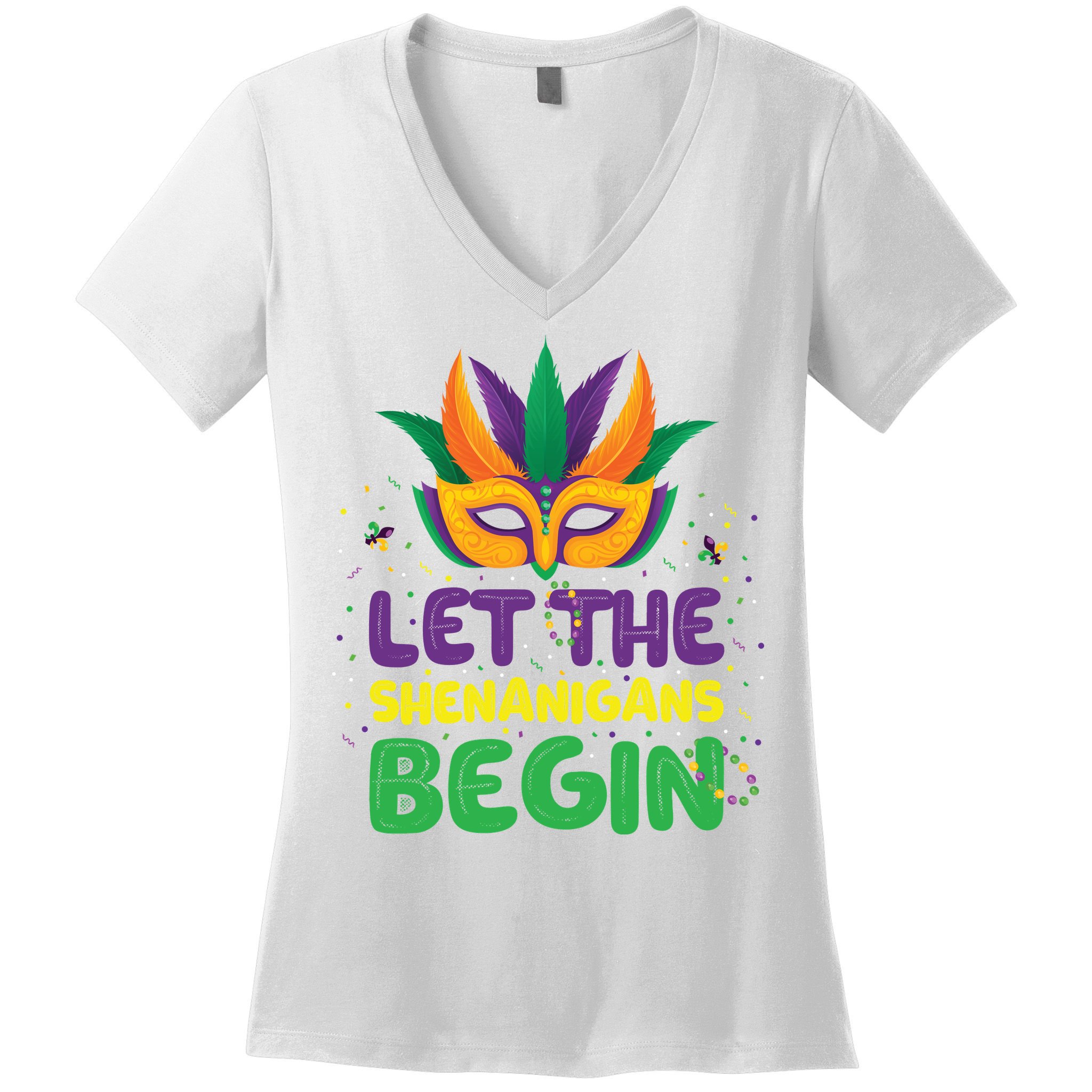 Let The Shenanigans Begin Women's V-Neck T-Shirt