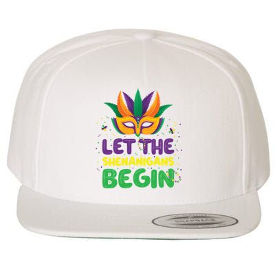 Let The Shenanigans Begin Wool Snapback Cap