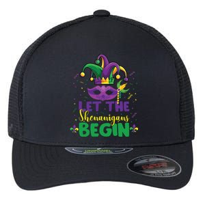 Let The Shenanigans Begin Flexfit Unipanel Trucker Cap