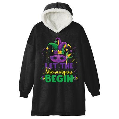Let The Shenanigans Begin Hooded Wearable Blanket
