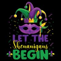 Let The Shenanigans Begin Drawstring Bag
