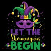 Let The Shenanigans Begin Pom Pom 12in Knit Beanie