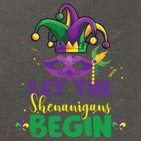 Let The Shenanigans Begin Cotton Canvas Backpack