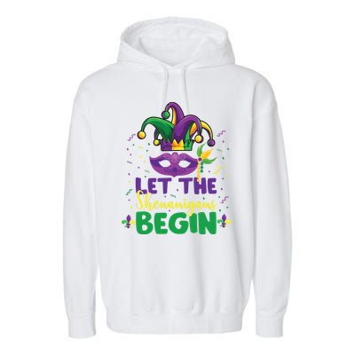 Let The Shenanigans Begin Garment-Dyed Fleece Hoodie