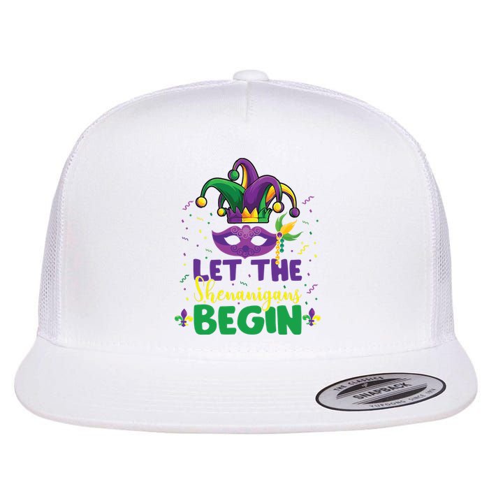 Let The Shenanigans Begin Flat Bill Trucker Hat