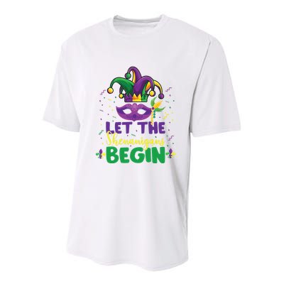 Let The Shenanigans Begin Youth Performance Sprint T-Shirt