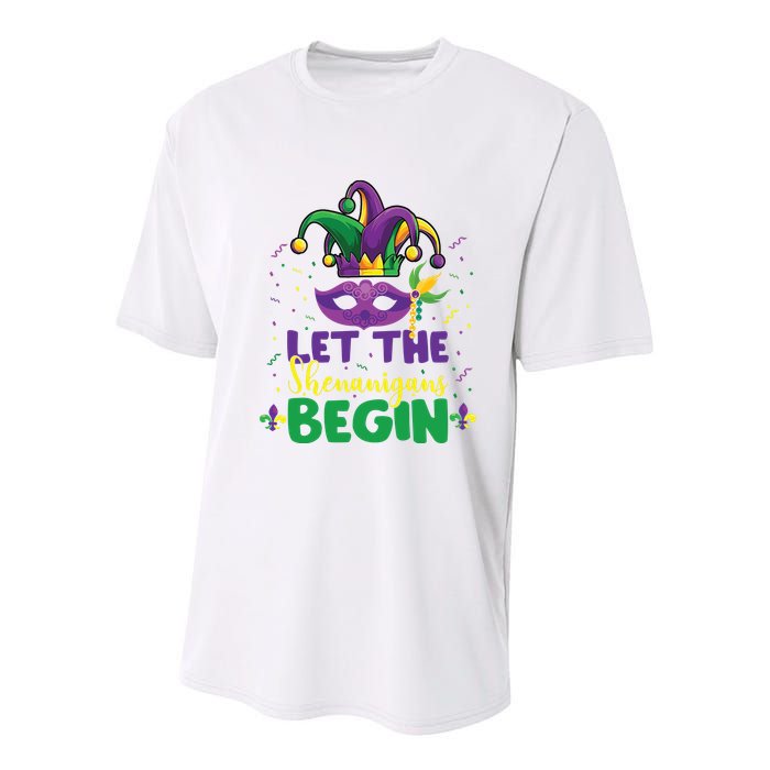 Let The Shenanigans Begin Youth Performance Sprint T-Shirt
