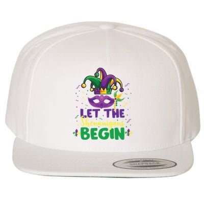 Let The Shenanigans Begin Wool Snapback Cap