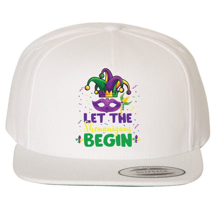 Let The Shenanigans Begin Wool Snapback Cap