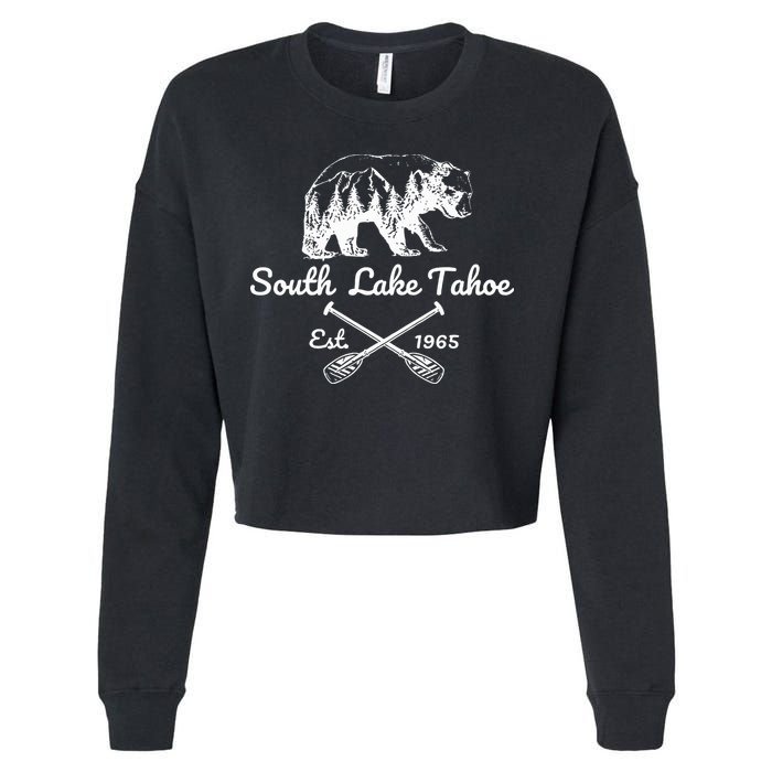 Lake Tahoe South Cropped Pullover Crew