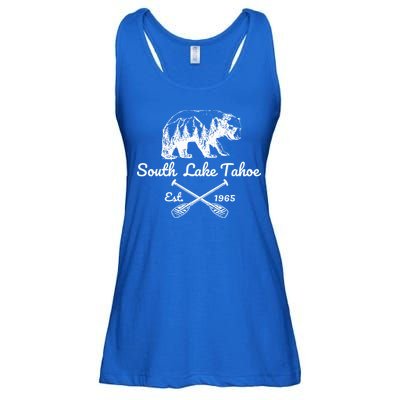 Lake Tahoe South Ladies Essential Flowy Tank