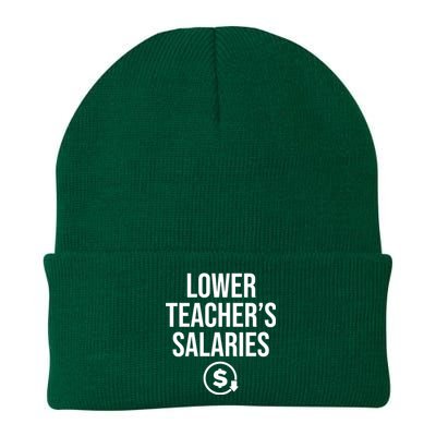 Lower Teacher Salaries Lower Teachers Salaries Knit Cap Winter Beanie