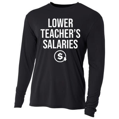 Lower Teacher Salaries Lower Teachers Salaries Cooling Performance Long Sleeve Crew