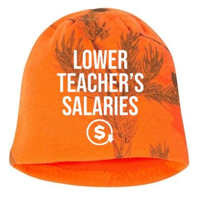 Lower Teacher Salaries Lower Teachers Salaries Kati - Camo Knit Beanie