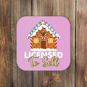 Licensed To Sell Realtor Christmas Funny Favorite Realtor Coaster