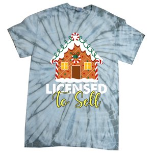 Licensed To Sell Realtor Christmas Funny Favorite Realtor Tie-Dye T-Shirt