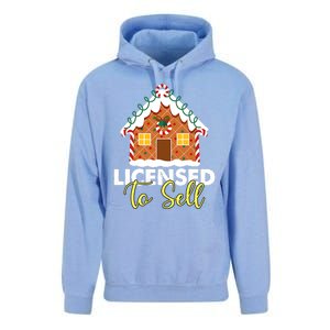 Licensed To Sell Realtor Christmas Funny Favorite Realtor Unisex Surf Hoodie