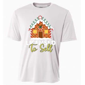 Licensed To Sell Realtor Christmas Funny Favorite Realtor Cooling Performance Crew T-Shirt