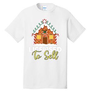 Licensed To Sell Realtor Christmas Funny Favorite Realtor Tall T-Shirt