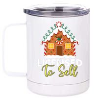 Licensed To Sell Realtor Christmas Funny Favorite Realtor 12 oz Stainless Steel Tumbler Cup