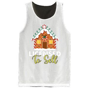 Licensed To Sell Realtor Christmas Funny Favorite Realtor Mesh Reversible Basketball Jersey Tank