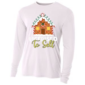 Licensed To Sell Realtor Christmas Funny Favorite Realtor Cooling Performance Long Sleeve Crew