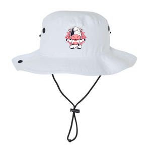 Let That Shit Go Farm Cow Lovers Namaste Yoga Cow Funny Gift Legacy Cool Fit Booney Bucket Hat